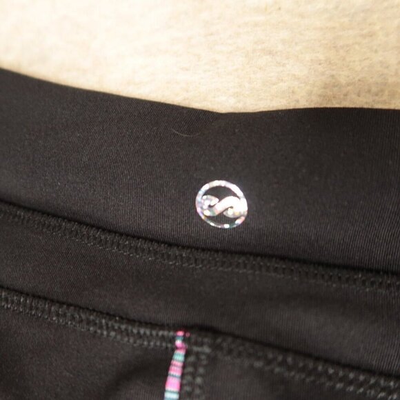 ABS Leggings Compression Heather Pink Yoga Allen Schwartz Women's Size Medium - Picture 11 of 12